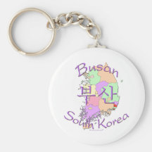 Busan South Korea Keychain