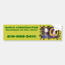 Busch Construction Bumper Sticker