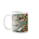 Bush Branch With Red Berries mugs
