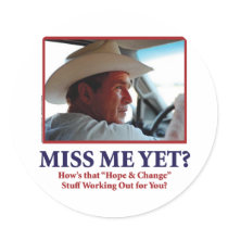 BUSH-HAT STICKER