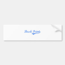Bush Point Washington Classic Design Bumper Stickers