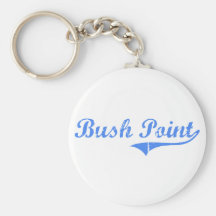 Bush Point Washington Classic Design Keychain