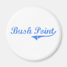 Bush Point Washington Classic Design Magnets