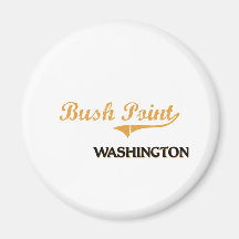 Bush Point Washington Classic Refrigerator Magnets