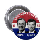 Bush-Quayle jugate - Button