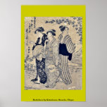Bushclover by Katsukawa, Shuncho, Ukiyoe Poster