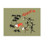 Bushmen cave painting artwork tees and gifts postcards