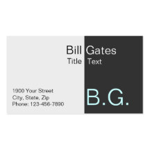 Busines card for techies business card template