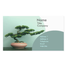 Business/Appointment Card Template-Bonsai Circles Business Card Templates