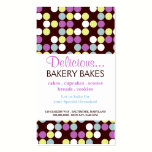 Business Card | Bakery Dots |dots2pur business cards