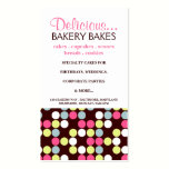 Business Card | Bakery Dots |dots3pi business cards