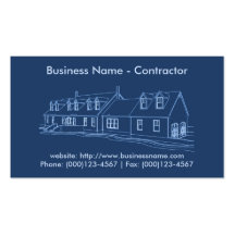 Business Card: Contractor / Construction
