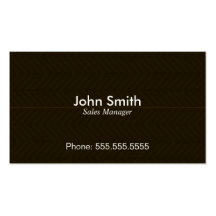 Business Card Dark Gold With Wonderful Effects