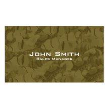 Business Card Elegant Many Gold Fishes Template