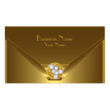 Business Card Elegant Wild Gold Black Purse