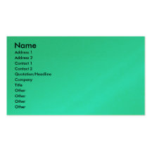 Business Card  Green