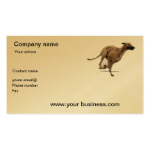 business card greyhound