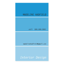 BUSINESS CARD :: paint swatch 11P