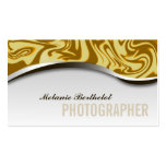 Business Card - Photographer - Zebra Print Brown