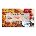 Business Card Pizza Restaurant