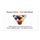 Business Card: Pool Table Repair