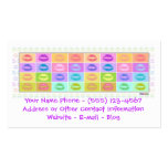 Business Card - Pop Art Kiss business cards