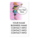 Business Card - Retro Martini Diva