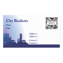 Business Card Template City Realtors