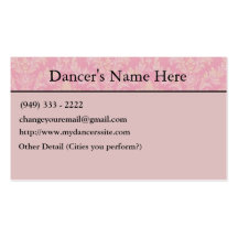 Business Cards for Dancers