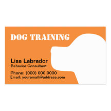 Business Cards For Dog Trainers