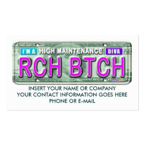 Business Cards for Rich Bitches