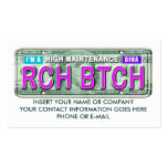 Business Cards for Rich Bitches business cards