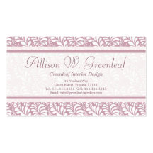 Business Cards Inspired by Arts & Crafts Movement
