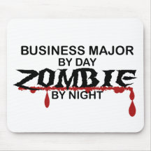 Business Major Zombie Mouse Pads
