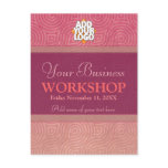 Business Seminar Workshop Invitation template postcards