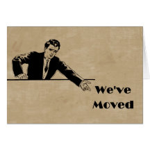 Business We’ve Moved Announcement Card