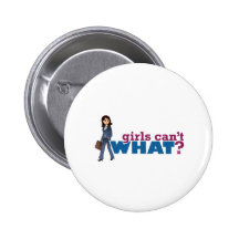 Business Woman Pinback Buttons
