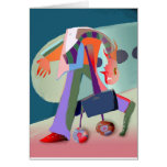 Businessman in the airport card