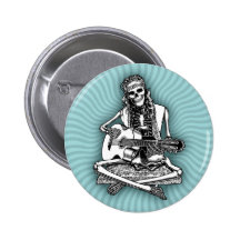 Busker Bones II Button