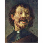Bust Of A Laughing Man In.,  By Rembrandt photo sculptures