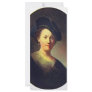 Bust Of A Woman With A Feathered Beret. Rack Cards