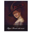 Bust Of A Young Woman Smiling Possibly Saskia Van flyers