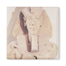 Bust of Amenophis IV from the Temple of Amun Fridge Magnets