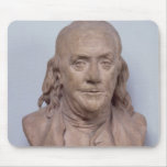 Bust of Benjamin Franklin  1778 Mousepads