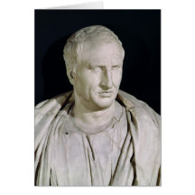 Bust of Marcus Tullius Cicero Greeting Card