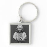Bust of Voltaire keychains