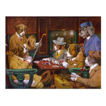 Busted! ("His Station and Four Aces") Postcards