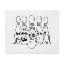 busted up bowling pins greys full colour flyer