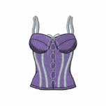 Bustier embroidered shirts