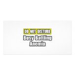 Busy Battling Anemia Photo Card Template